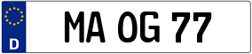 Truck License Plate